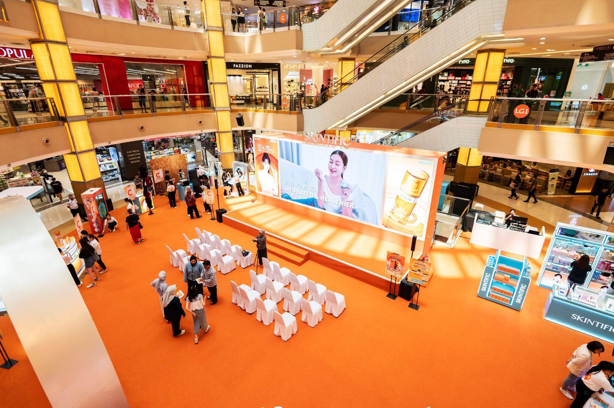 Skintific brand event activation
